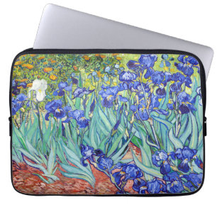 Vincent Van Gogh maltet Schwertlilien Laptopschutzhülle