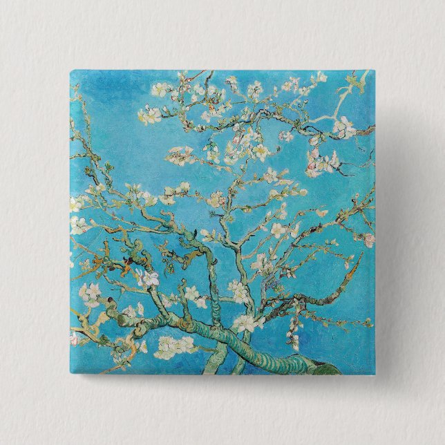 Vincent van Gogh - Mandelblüten Button (Vorderseite)
