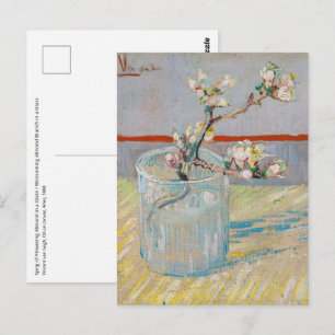 Vincent van Gogh - Mandelzweig in einem Glas Postkarte