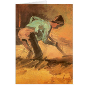 Vincent van Gogh - Mann sich bückend mit Stock ode