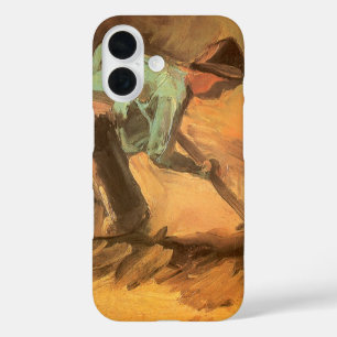 Vincent van Gogh - Mann sich bückend mit Stock ode iPhone 16 Hülle