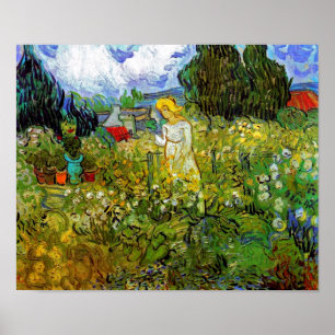 Vincent Van Gogh - Marguerite Gachet im Garten Poster