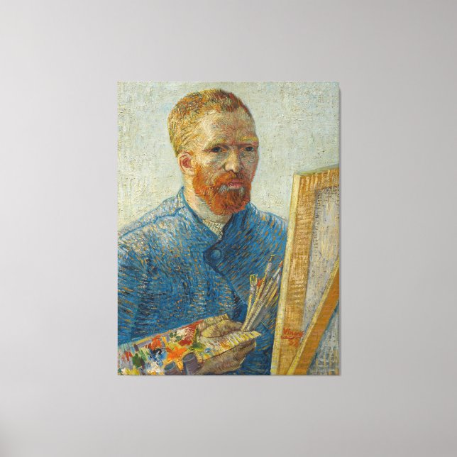 Vincent Van Gogh Master Artisan Self Portrait Leinwanddruck (Vorderseite)