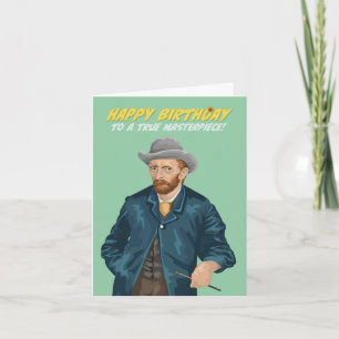 Vincent Van Gogh Masterpiece Geburtstag Karte