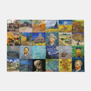 Vincent van Gogh - Meisterwerke Mosaik Patchwork Fußmatte