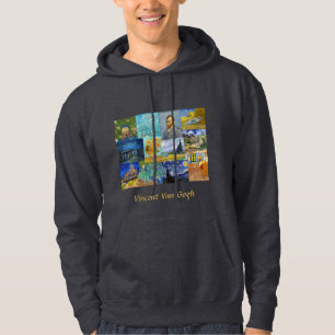 Vincent Van Gogh - Meisterwerke Patchwork Hoodie