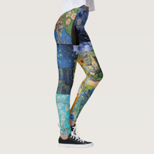 Vincent Van Gogh - Meisterwerke Patchwork Leggings