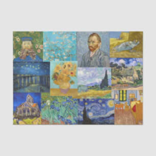 Vincent Van Gogh - Meisterwerke Patchwork Seidenpapier