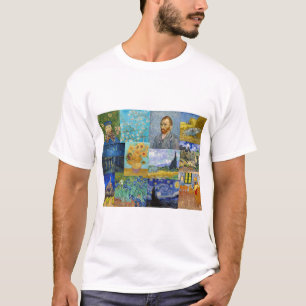 Vincent Van Gogh - Meisterwerke Patchwork T-Shirt