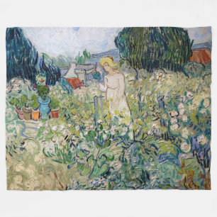 Vincent van Gogh - Miss Gachet in ihrem Garten Fleecedecke