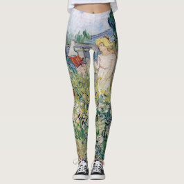 Vincent van Gogh - Miss Gachet in ihrem Garten Leggings