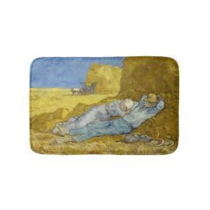 Vincent Van Gogh - Mittag, Pause von der Arbeit / Badematte