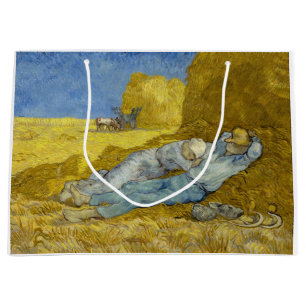 Vincent Van Gogh - Mittag, Pause von der Arbeit / Große Geschenktüte