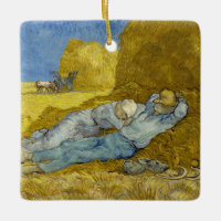 Vincent Van Gogh - Mittag, Pause von der Arbeit /