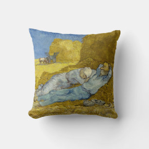 Vincent Van Gogh - Mittag, Pause von der Arbeit / Kissen