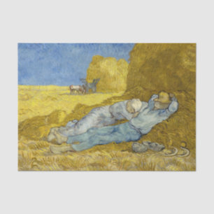 Vincent Van Gogh - Mittag, Pause von der Arbeit / Seidenpapier