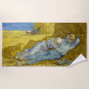 Vincent Van Gogh - Mittag, Pause von der Arbeit / Strandtuch