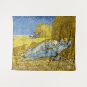 Vincent Van Gogh - Mittag, Pause von der Arbeit / Wandteppich