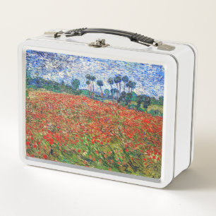 Vincent van Gogh - Mohnfeld Metall Brotdose
