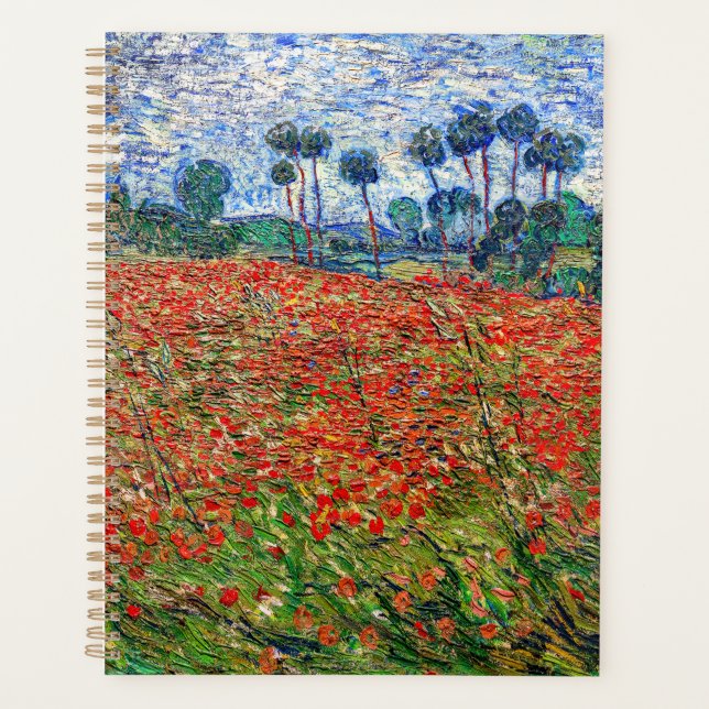 Vincent van Gogh - Mohnfeld Planer (Vorderseite)