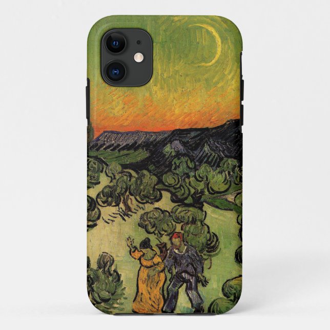 Vincent Van Gogh Moonlit Landschaft Case-Mate iPhone Hülle (Rückseite)