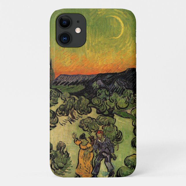 Vincent Van Gogh Moonlit Landschaft Case-Mate iPhone Hülle (Rückseite)