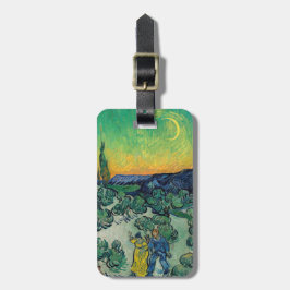 Vincent van Gogh - Moonlit Landschaft mit Paar Gepäckanhänger