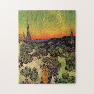 Vincent Van Gogh Moonlit Landschaft Puzzle