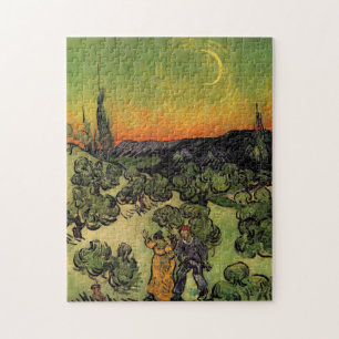 Vincent Van Gogh Moonlit Landschaft Puzzle