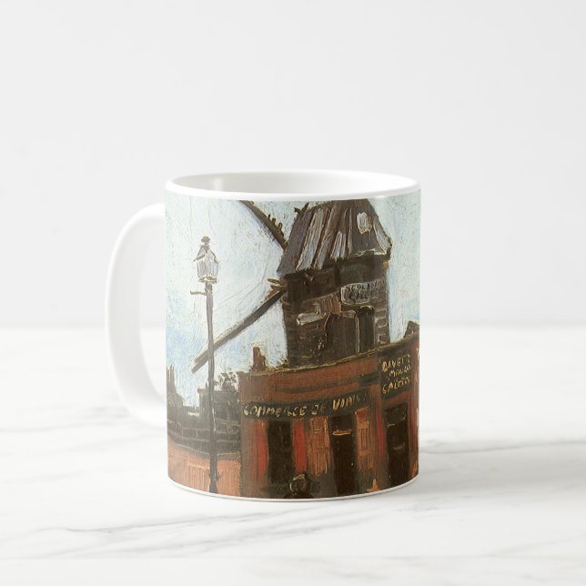 Vincent van Gogh - Moulin de la Galette, Windmill Tasse (Vorderseite Links)