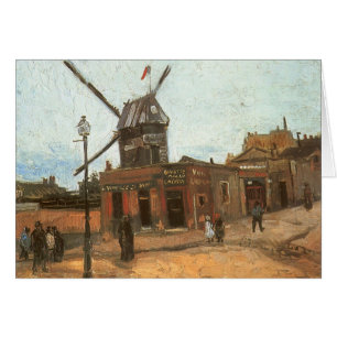 Vincent van Gogh - Moulin de la Galette, Windmühle