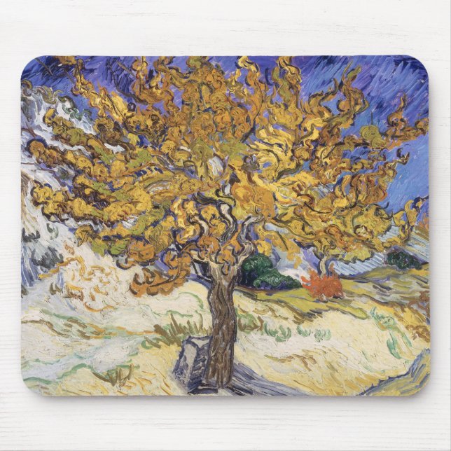 Vincent van Gogh| Mulberry Tree, 1889 Mousepad (Vorne)