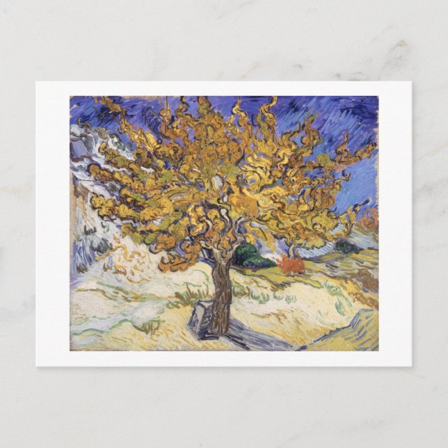 Vincent van Gogh | Mulberry Tree, 1889 Postkarte (Vorderseite)