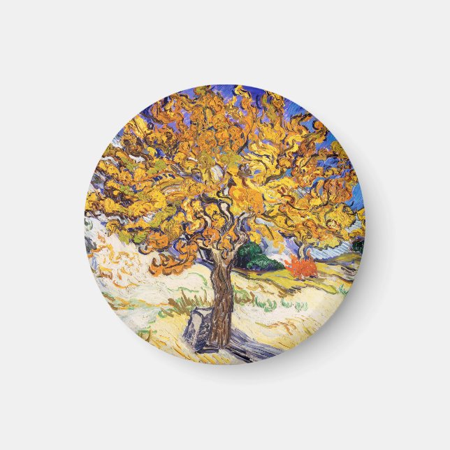Vincent Van Gogh Mulberry Tree Fine Art Magnet (Vorne)