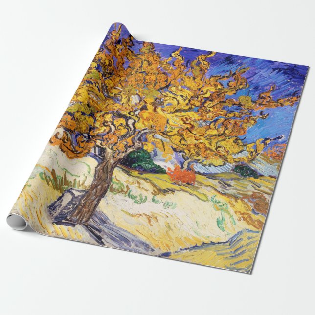 Vincent Van Gogh Mulberry Tree Geschenkpapier (Ungerollt)