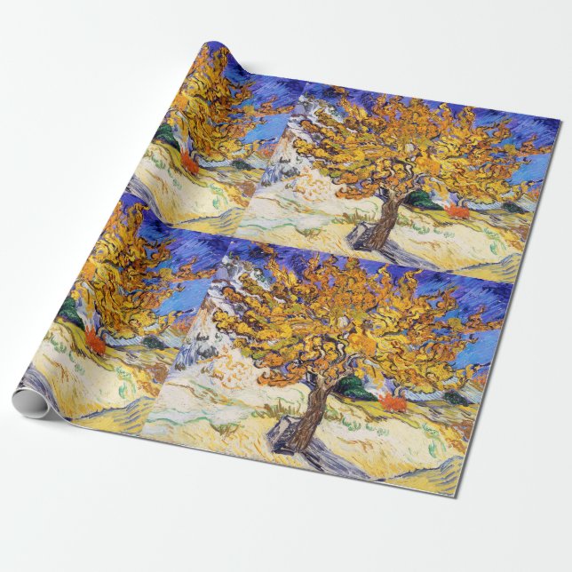 Vincent Van Gogh Mulberry Tree Geschenkpapier (Ungerollt)