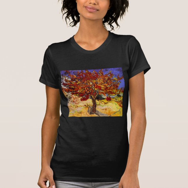 Vincent Van Gogh Mulberry Tree Kunstmalerei T-Shirt (Vorderseite)