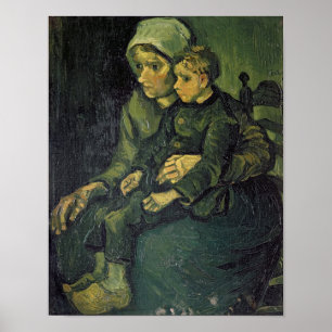 Vincent van Gogh   Mutter und Kind, 1885 Poster
