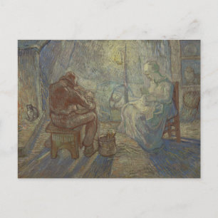 Vincent van Gogh - Nacht (nach Millet) Postkarte