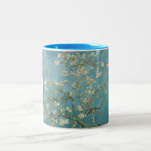 Vincent van Gogh-Niederlassungen des Mandelbaums Zweifarbige Tasse