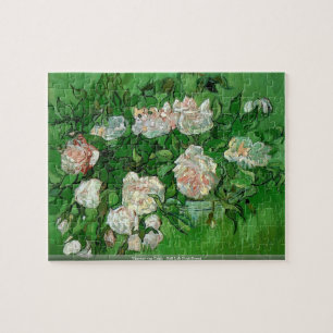 Vincent van Gogh - noch Leben-rosa Puzzle