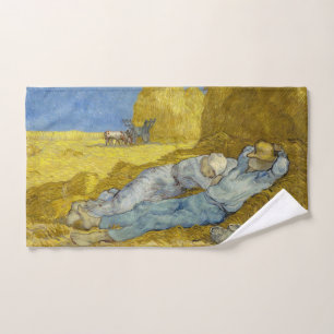 Vincent Van Gogh - Noon, Erholung aus der Arbeit / Badhandtuch Set