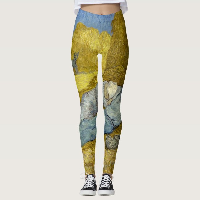 Vincent Van Gogh - Noon, Erholung aus der Arbeit / Leggings (Vorderseite)
