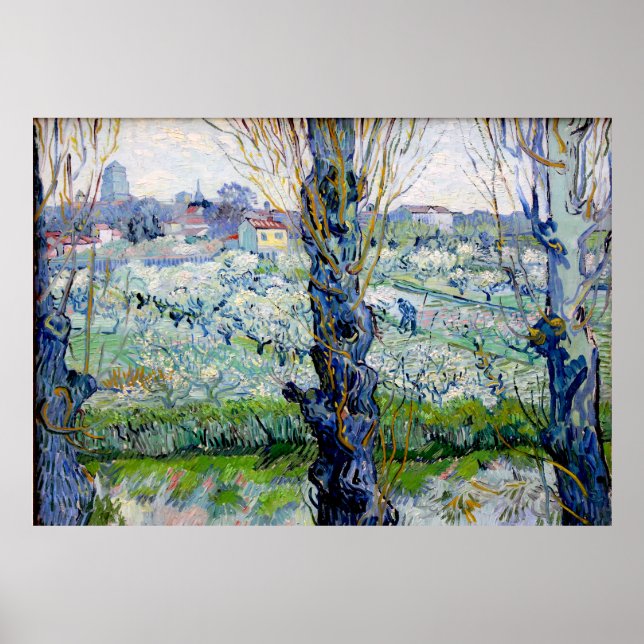 Vincent van Gogh - Obstgarten in Blossom Poster (Vorne)
