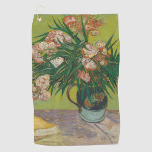 Vincent Van Gogh Oleander Blume Malerei Golfhandtuch