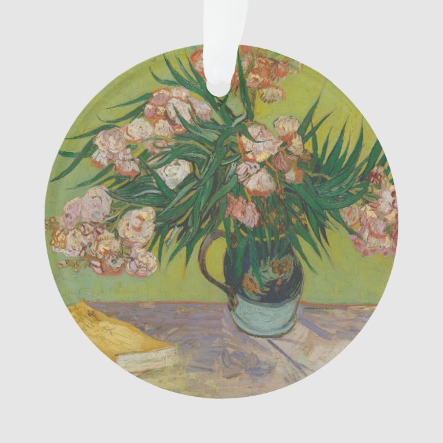 Vincent Van Gogh Oleander Blume Malerei Ornament (Vorderseite)