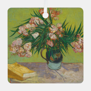 Vincent Van Gogh Oleander Blume Malerei Ornament Aus Metall