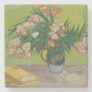 Vincent Van Gogh Oleander Blume Malerei Steinuntersetzer