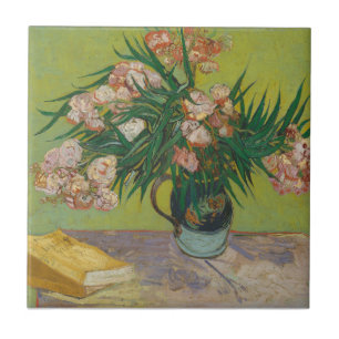 Vincent Van Gogh Oleander-Blumenmalerei Fliese