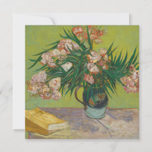 Vincent Van Gogh Oleander-Blumenmalerei Mitteilungskarte